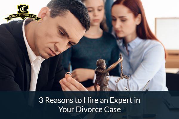 3 reasons to hire an expert in your divorce case